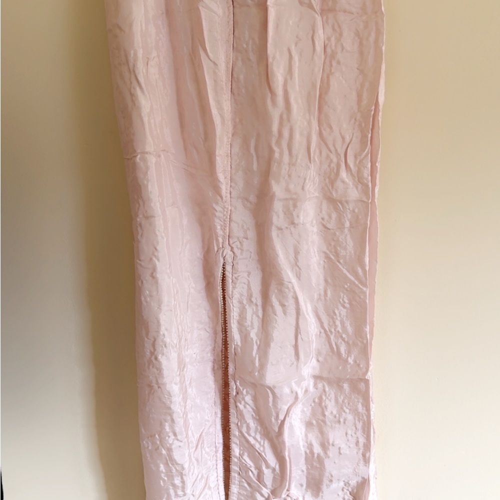 Elegant Pink Midi vintage Dress